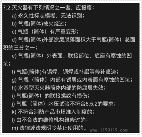 滅火器-維修報廢規(guī)定！ 每年維修換藥-錯了嗎？