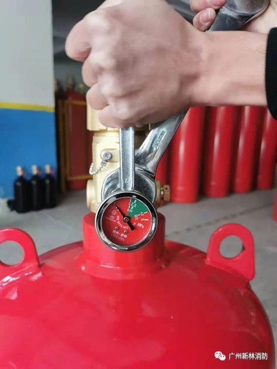 七氟丙烷滅火儲(chǔ)存裝置壓力表無顯示解決方法
