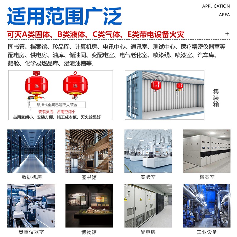全氟己酮電磁懸掛式自動(dòng)滅火器