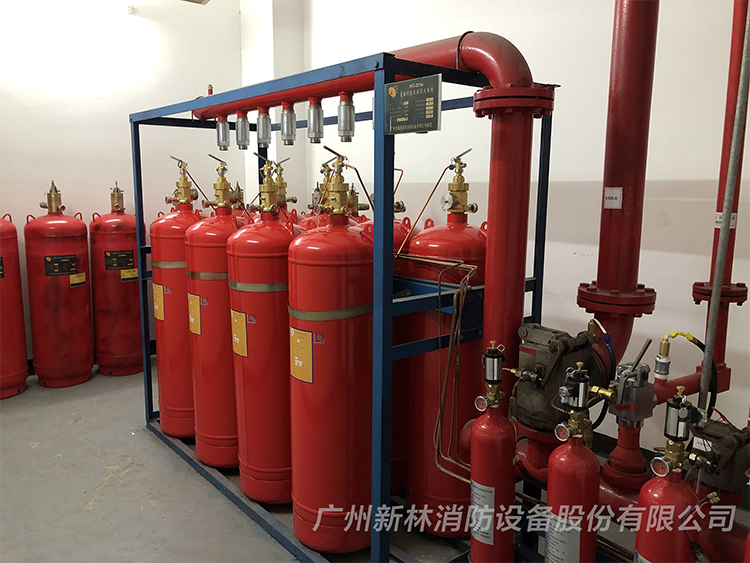 有管網(wǎng)七氟丙烷滅火系統(tǒng)，廣州新林消防
